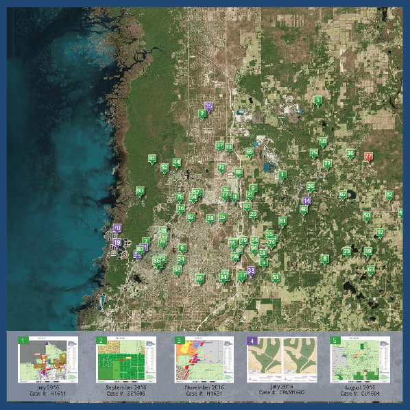 Completed Planning Applications Map